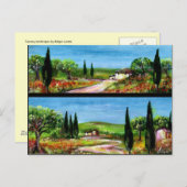 TUSCANY LANDSCAPES BRIEFKAART (Voorkant / Achterkant)
