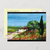 TUSCANY LANDSCAPES BRIEFKAART (Voorkant / Achterkant)