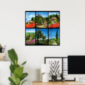 TUSCANY LANDSCAPES COLLECTIE / Flora en Fields Poster (Thuiskantoor)