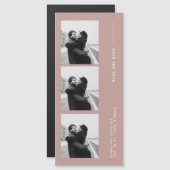 Tuscany Photo Strip Wedding  Magnetic Save The Dat (Voorkant / Achterkant)