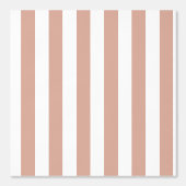 Tuscany Pink And White Stripe Wallpaper Behang (Voorkant)