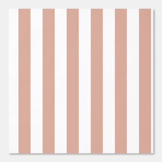 Tuscany Pink And White Stripe Wallpaper Behang (Voorkant)