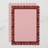 Tuscany Roos Gold CurlyQue kerstbomen Feestdagenkaart (Voorkant / Achterkant)