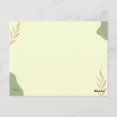 Tuscany sunset briefkaart (Achterkant)