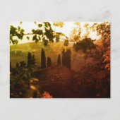 Tuscany sunset briefkaart (Voorkant)