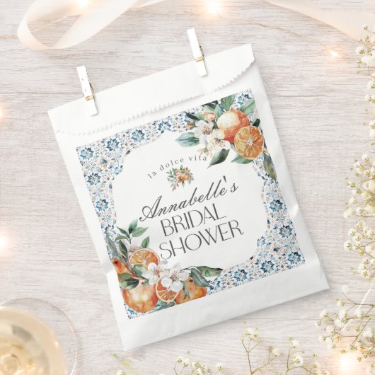 Tuscany-tegel Tuscane Bruiloftsontbijt Dessert Bedankzakje (Geknipt)