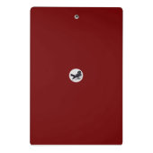 Tuschekunst mit Schnecke und Rotem Bambus Mini Klembord (Achterkant)