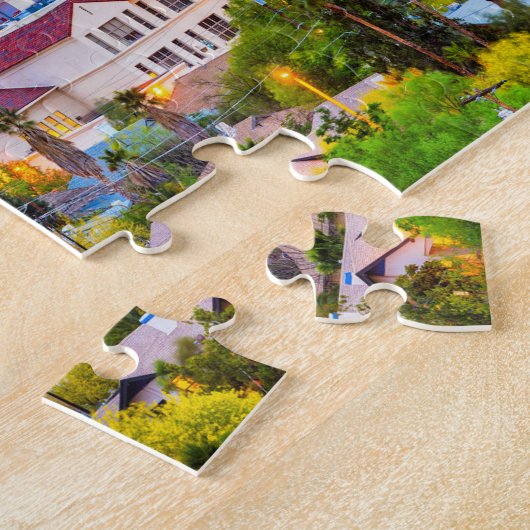 Tuscon Cityscape Jigzaag Puzzle Legpuzzel (Zijkant)