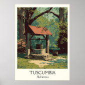 Tuscumbia Alabama Wishing Well Poster (Voorkant)