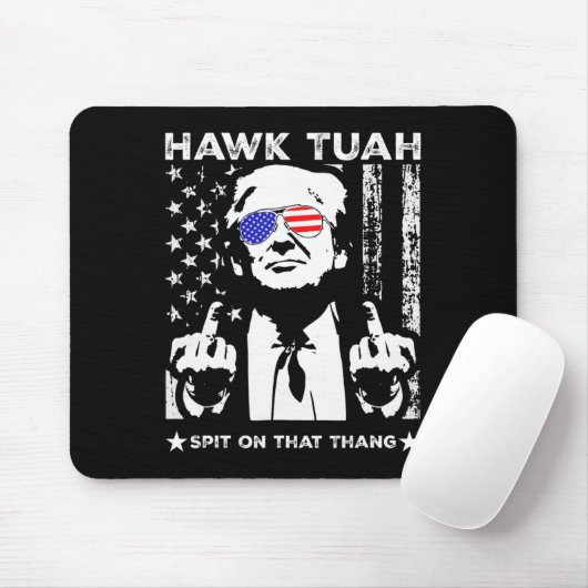 Tush spuugt op dat ding grappig 4 muismat (Met muis)