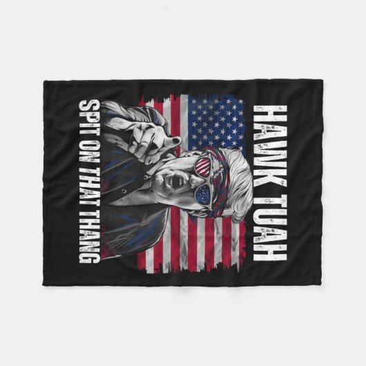 Tush spuugt op dat ding grappig fleece deken (Voorkant (Horizontaal))