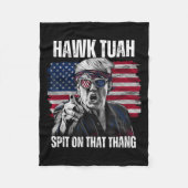 Tush spuugt op dat ding grappig fleece deken (Voorkant)