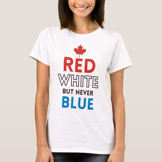 Tusk - Rood wit maar nooit blauw T-shirt (Voorkant)