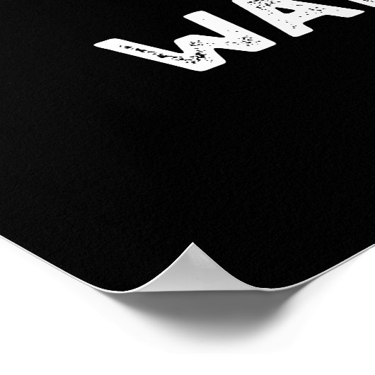 Tusk Tusk Een andere Walrus Pun Funny Pun Dark BG Poster (Hoek)