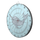 Tusked Narwhal Dartboard Dartbord (Voorkant Rechts)