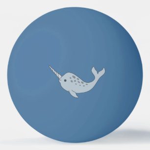 Tusked Narwhal Ping Pong Ball