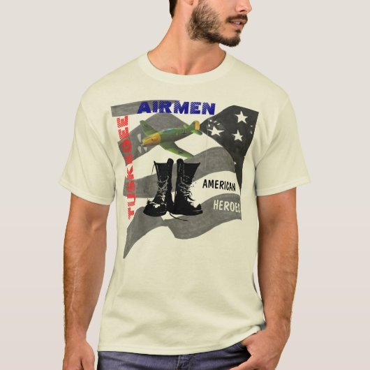 tuskegee airman t-shirt (Voorkant)