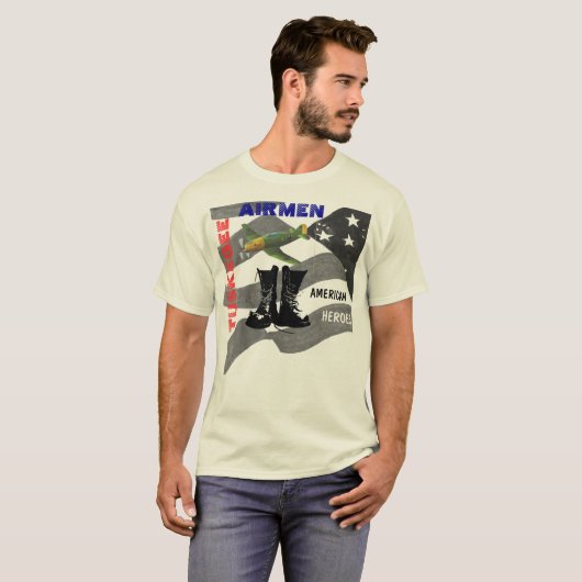 tuskegee airman t-shirt (Voorkant volledig)