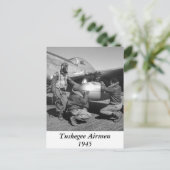 Tuskegee Airmen, 1945 Briefkaart (Staand voorkant)
