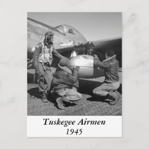 Tuskegee Airmen, 1945 Briefkaart