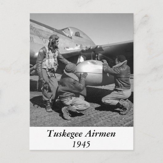 Tuskegee Airmen, 1945 Briefkaart (Voorkant)