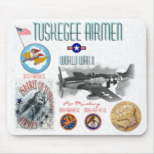 TUSKEGEE AIRMEN -301st Fighter Sq.- WW II Muismat