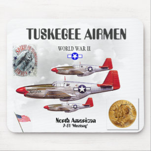 TUSKEGEE AIRMEN -301st Fighter Sq.- WW II Muismat