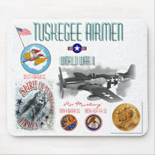 TUSKEGEE AIRMEN -301st Fighter Sq.- WW II Muismat