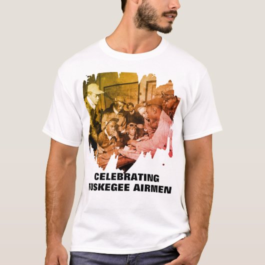 TUSKEGEE AIRMEN Afro-Amerikaanse helden T-shirt (Voorkant)