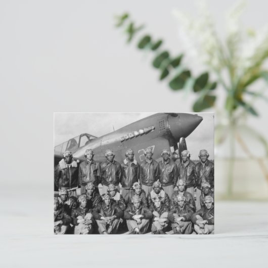 tuskegee airmen briefkaart (Staand voorkant)