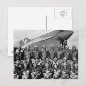 tuskegee airmen briefkaart (Voorkant / Achterkant)