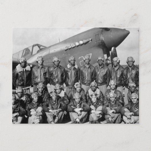 tuskegee airmen briefkaart (Voorkant)