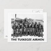 Tuskegee Airmen Briefkaart (Voorkant / Achterkant)