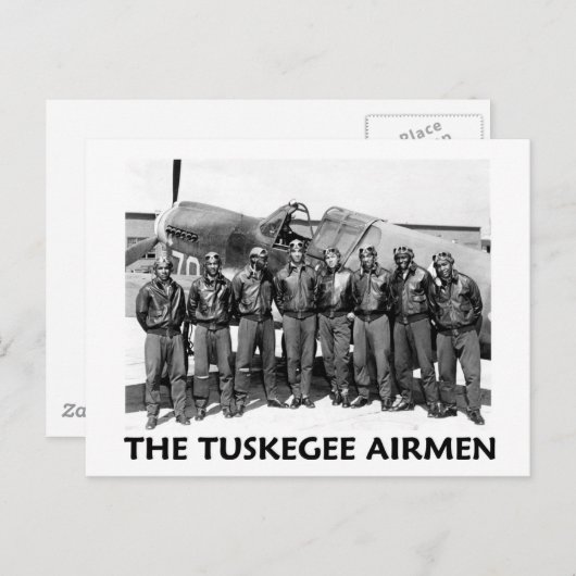 Tuskegee Airmen Briefkaart (Voorkant / Achterkant)