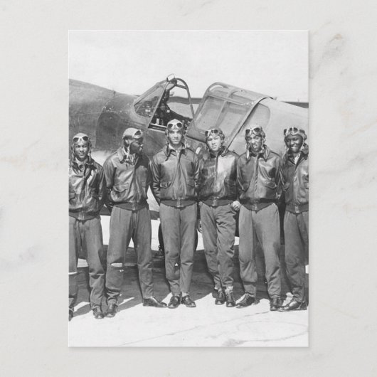 tuskegee airmen briefkaart (Voorkant)