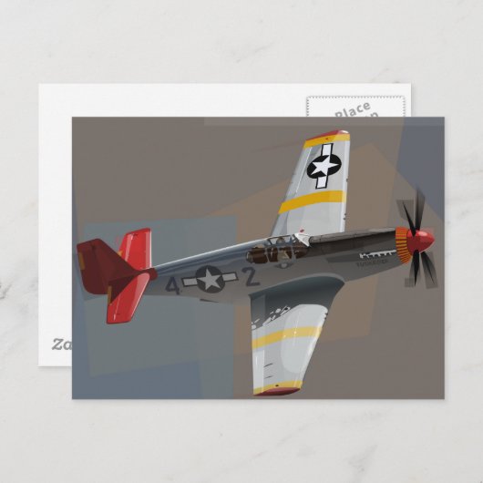 Tuskegee Airmen Briefkaart (Voorkant / Achterkant)