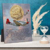 Tuskegee Airmen Coin Fotoplaat (Zijkant)