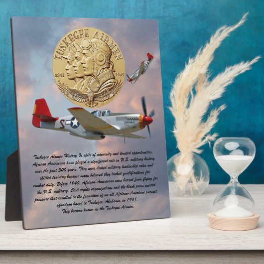 Tuskegee Airmen Coin Fotoplaat (Zijkant)