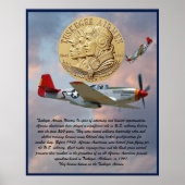 Tuskegee Airmen Coin Poster (Voorkant)
