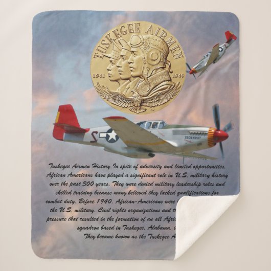 Tuskegee Airmen COIN Sherpa Deken (Voorkant)