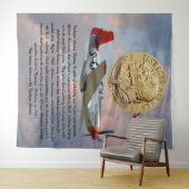 Tuskegee Airmen COIN Wandkleed (In Situ (horizontaal))