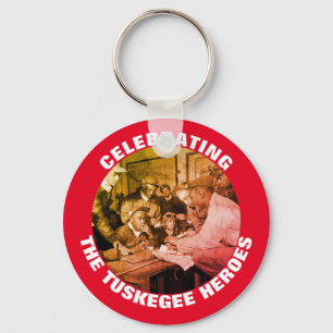 TUSKEGEE AIRMEN DAG vieren Sleutelhanger
