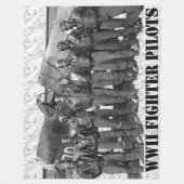 TUSKEGEE AIRMEN (DE RODE STAART) FLEECE DEKEN (Voorkant)