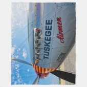 TUSKEGEE AIRMEN FLEECE DEKEN (Voorkant)
