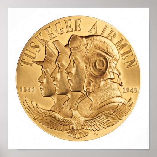 Tuskegee Airmen Gold Medal Poster (Voorkant)