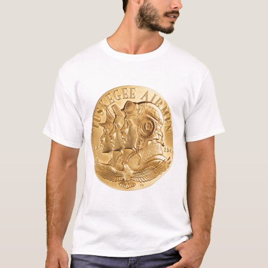 Tuskegee Airmen Gold Medal T-shirt (Voorkant)