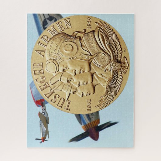 TUSKEGEE AIRMEN MIN LEGPUZZEL (Verticaal)