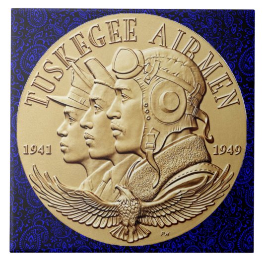 TUSKEGEE AIRMEN MIN TEGELTJE (Voorkant)