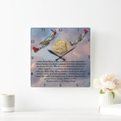 TUSKEGEE AIRMEN MIN VIERKANTE KLOK (Huis)