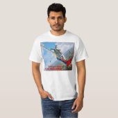 Tuskegee Airmen P-51 Mustang T-shirt (Voorkant volledig)